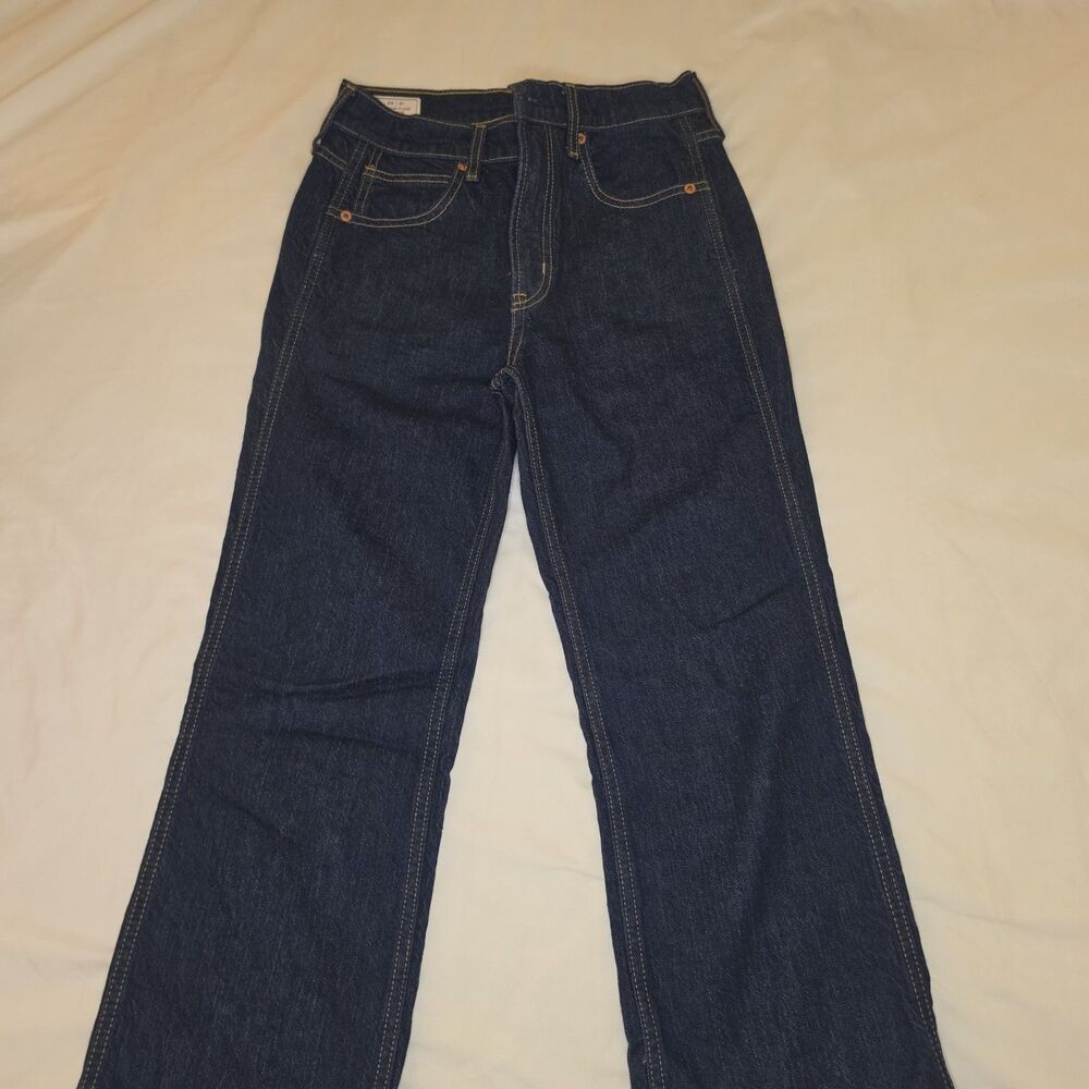 GAP High Rise Vintage Flare Jeans Dark Wash Denim Size 26 / 2 Long (26 | 2L)